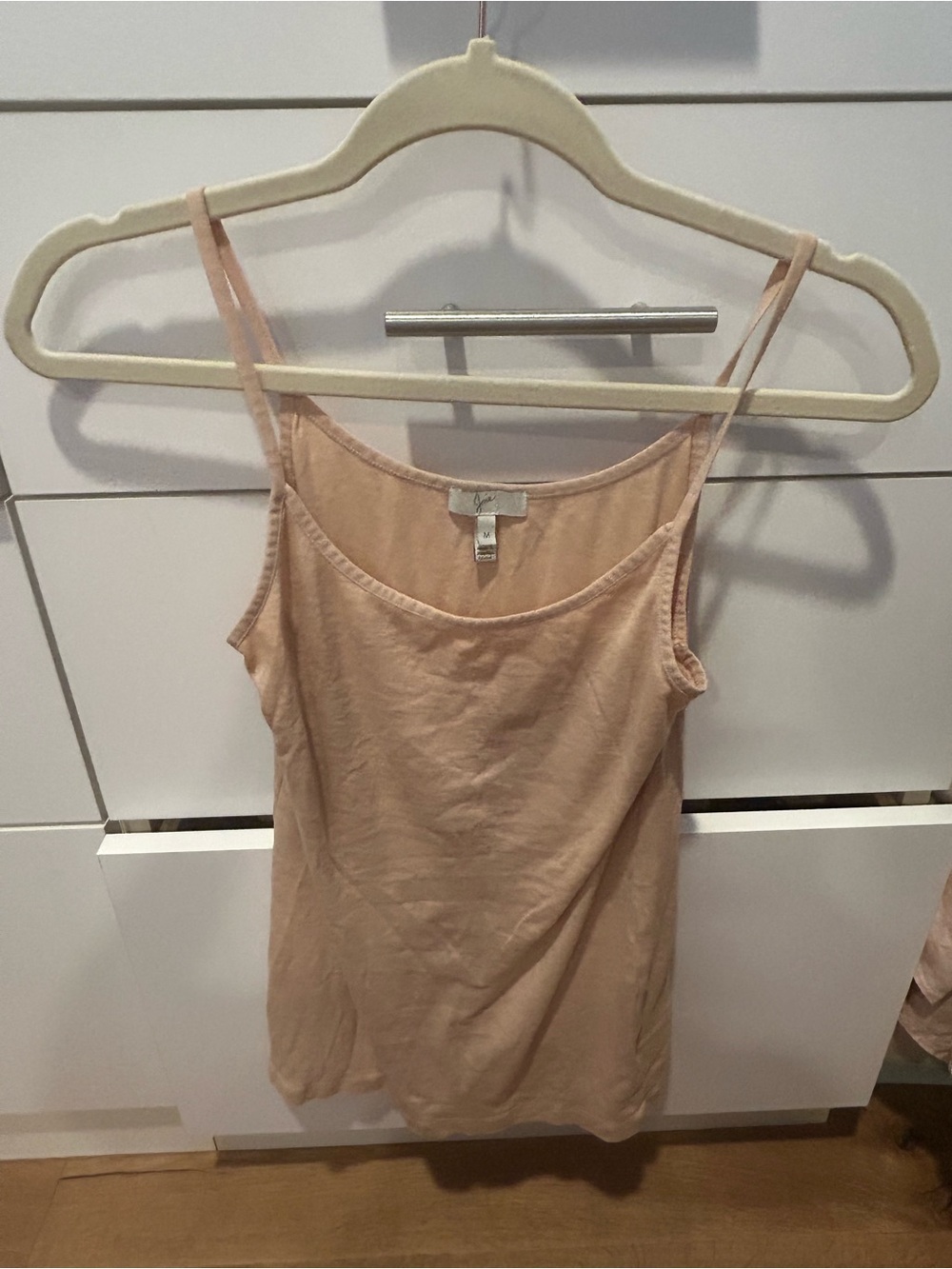 Joie Blush Apricot Spaghetti Strap Tank Top size medium